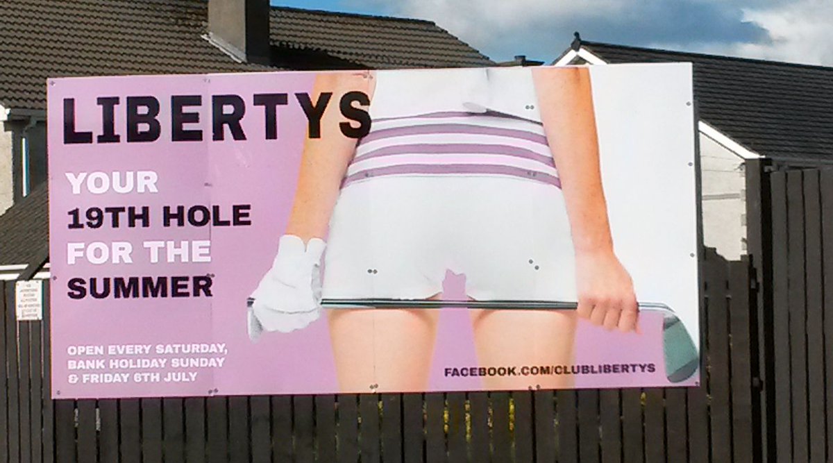 ArtSurgery1's tweet photo. #Buncrana
#sexist
and
#offensive 
to all members of society

PLEASE REMOVE THIS #poster https://t.co/X7O6akzaQv