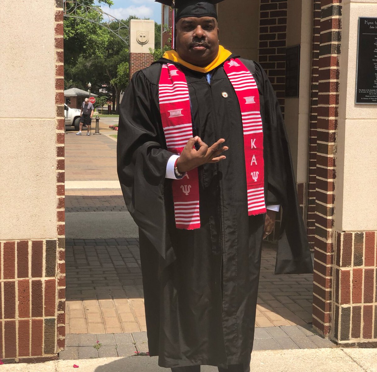 grocknupes's tweet image. Congrats to Brother Breaker on your academic accomplishment. We are proud of you. #Achievement #KappaGraduation #mastersdegree