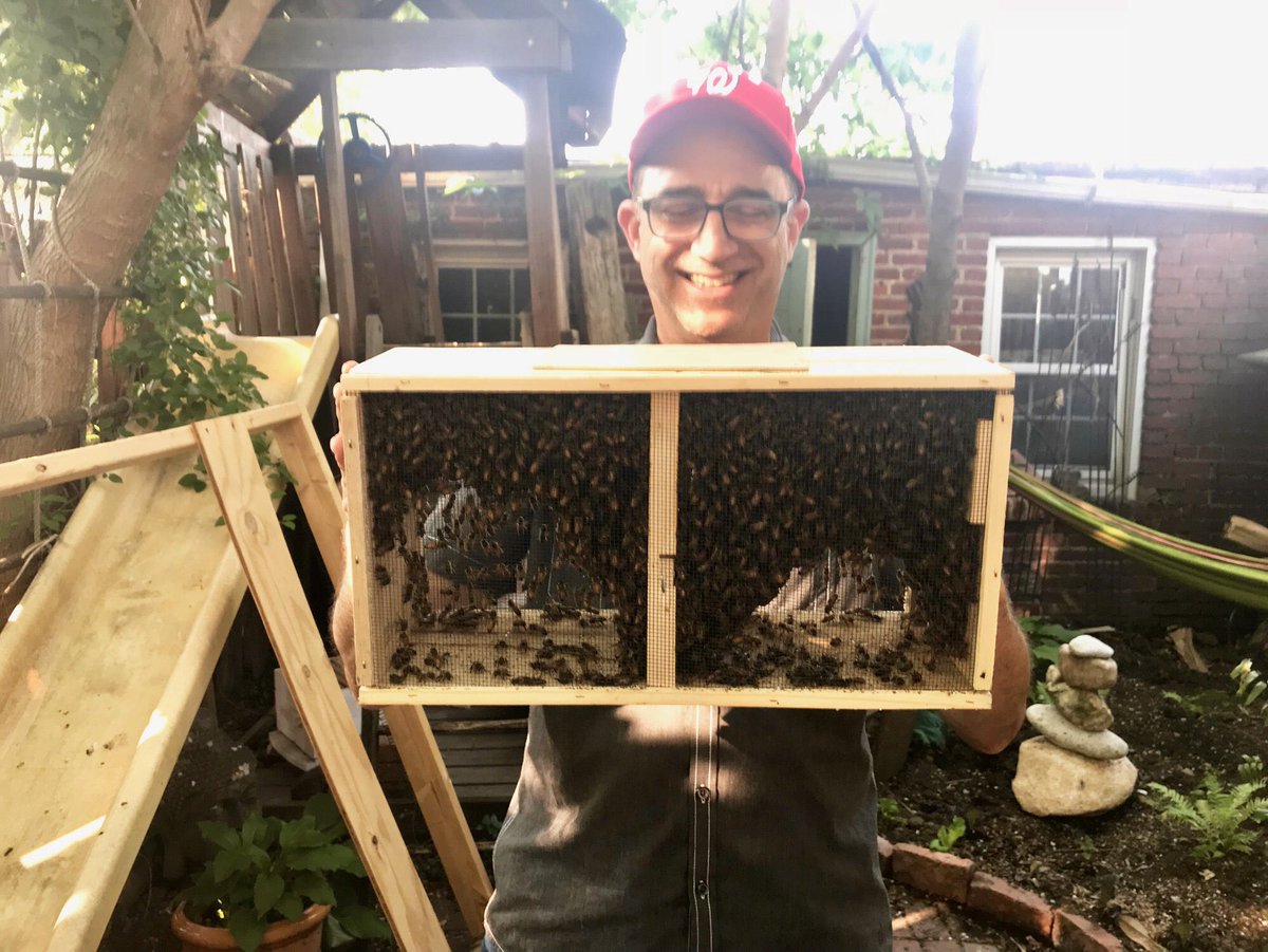 Chrispeot's tweet photo. Our backyard bees arrived this weekend, ready to pollinate all our beautiful plants grown in #bloomsoil.  Available now in bulk and bags at Homestead Gardens! https://t.co/m3knhyN8ki
