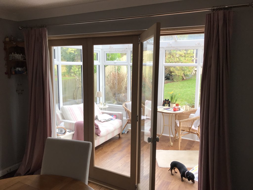 MarkProServices's tweet photo. Folding doors installed for client in #TunbridgeWells after we laid new laminate flooring #carpentry #flooring #joinery https://t.co/1QigvqXnZu