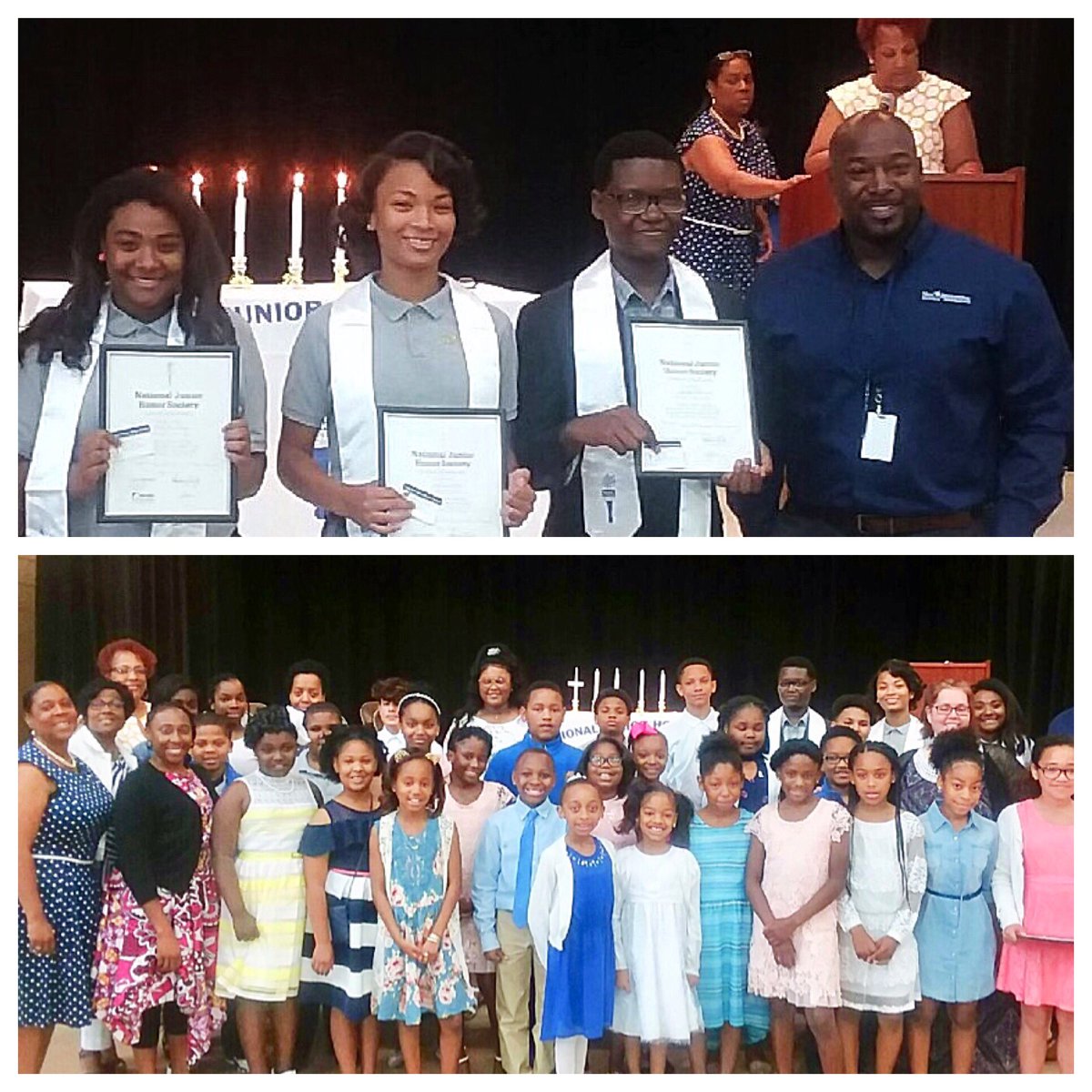 PrincipalGreen3's tweet photo. Congratulations to the 1st Members of the Capdau @Avery Alexander National Elementary &amp; Junior Honor Society!! This is only the beginning. Don’t Believe Us, Just Watch...#WeAreGentilly https://t.co/TmWZB5miT1