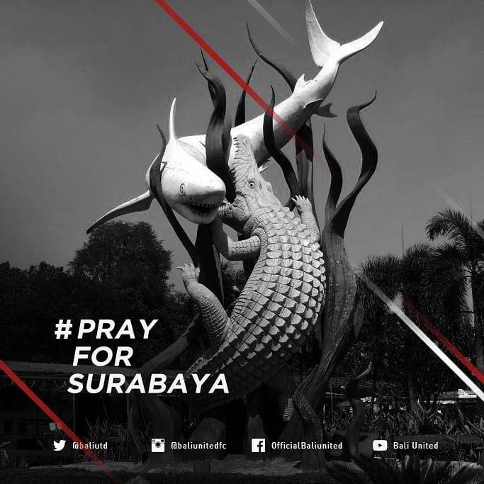 Luangkan waktu, mari sejenak berdoa untuk musibah ledakan bom yang menimpa saudara kita di Surabaya.

#baliunited