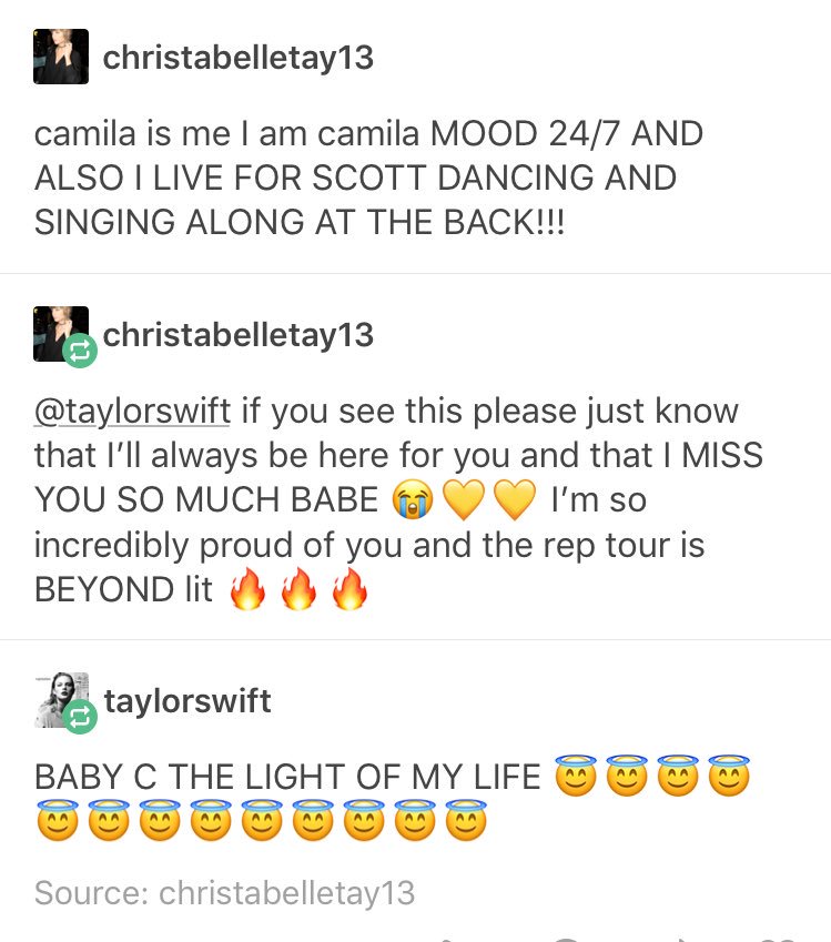 Taylor Swift News Taylor Reblogged The Video Of Camila S Instagram Story On Tumblr Baby C The Light Of My Life T Co 9gfkwfagky Twitter Taylor Swift News Taylor Reblogged The Video Of Camila S Instagram Story On Tumblr Baby C The Light Of My Life T Co 9gfkwfagky Twitter
