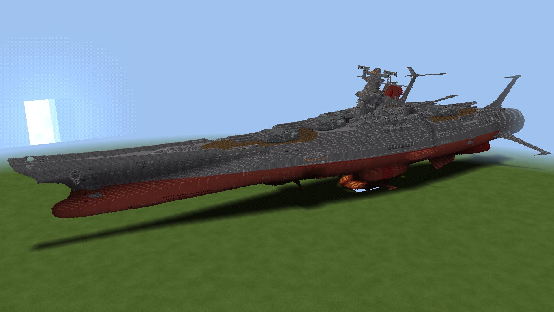 びちぐそ丸 y 01 宇宙戦艦ヤマト 完成しました Minecraft 宇宙戦艦ヤマト T Co A8vub9b0m8 Twitter