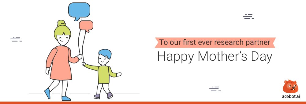 acebotai's tweet image. She was our first #searchengine, a one-stop solution provider. Let’s thank her for answering all our silly queries and being our #ResearchPartner.
AceBot wishes you a happy mother’s day!

#Mother #MothersDay2018 #Love