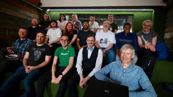 drupal's tweet photo. The @nwdug #DrupalSprints in Manchester UK saw Drupalers from Norfolk, Birmingham, York, Leeds and Manchester assemble, half of whom have never sprinted before. Plenty of issues set to RTBC, a marketing workshop and some film interviews too! #ftw https://t.co/njDutv873T
