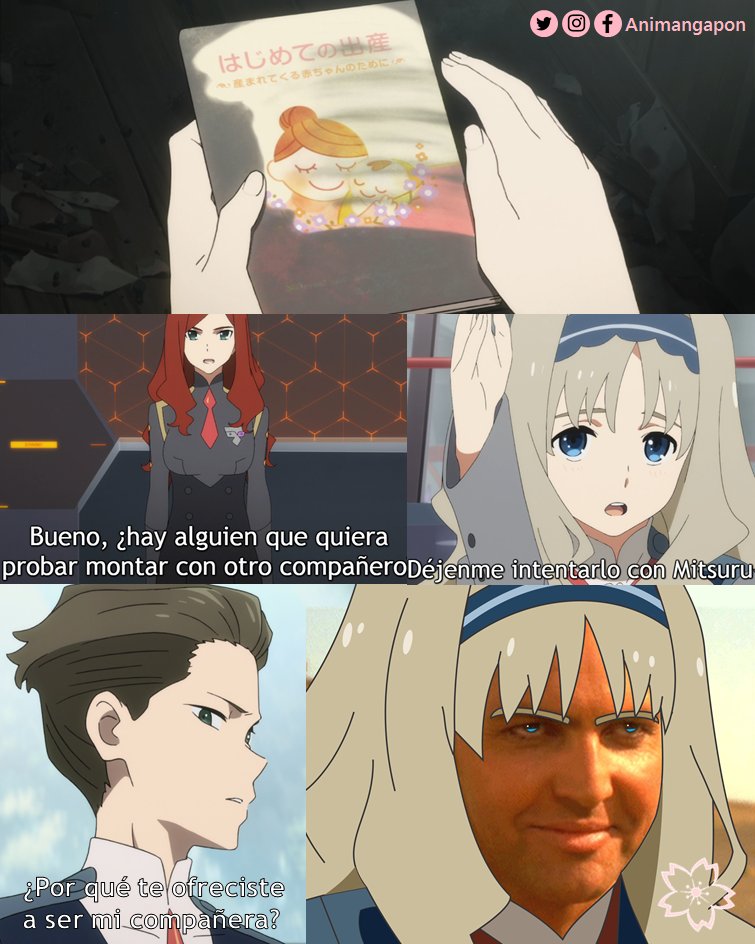 Animangapon's tweet photo. #DarliFra #DarlingInTheFranXX #Kokoro #Mitsuru #Imohtep #Anime #Code326 #Code556 #Episodio17 https://t.co/PeeWtzf1Fo