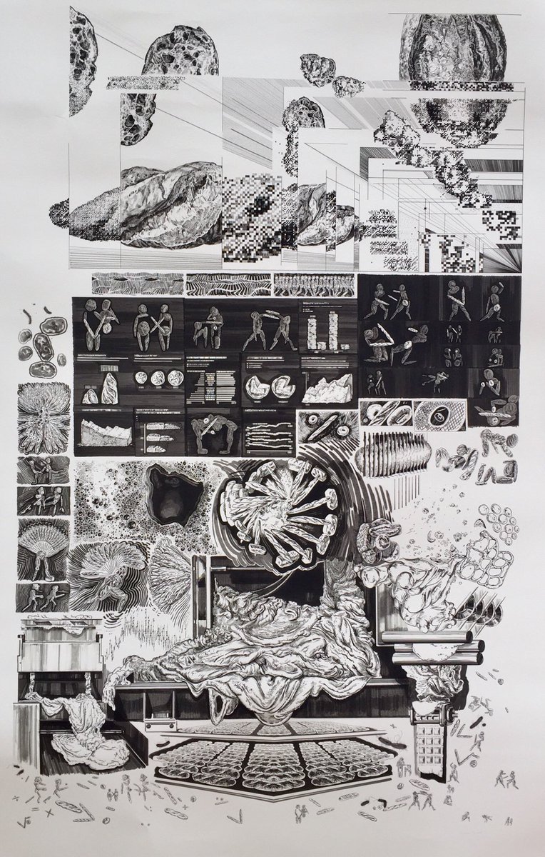 anneshizi's tweet photo. Une deuxième récolte à @JeuneCreation : le pain en lutte sous toutes ses formes - Economy of means (act 2) par #Slinko
Et ça se passe aux @beauxartsparis https://t.co/3rSKWe3nfg
