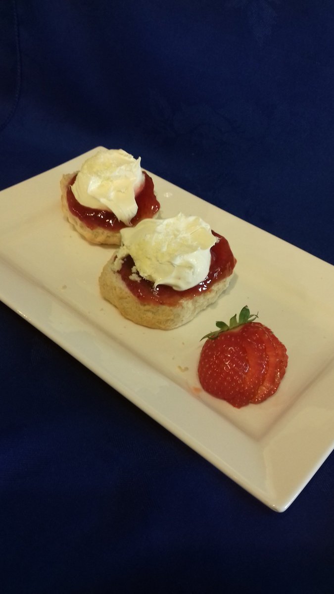 wellhousefowey's tweet photo. Good morning. Ready for another great day at The Fowey Festival? Our literary linked bakes today include Much Ado About Muffins and Harry Potter and the Philosophers Scone! #dumaurier #foweyfest18 #jamfirst https://t.co/rjfI6wcosu