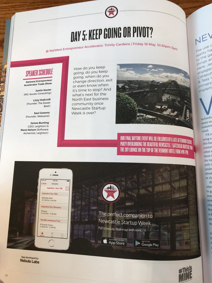 LAST CHANCE to book your ticket for our #NewcastleStartupWeek festival which begins TOMORROW!

Doors open <a href="/BoilerShopNCL/">Boiler Shop</a> at 11am for our mini-Business Expo, live Startup Pitches &amp; local food pop-ups before the main speakers come onstage at 1pm ⬇️✨🚀

newcastlestartupweek.com
