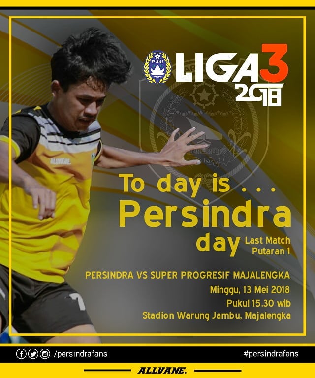 kotaindramayu's tweet photo. RT @PersindraFans: LAST MATCH LEG 1 LIGA 3 JABAR
#Persindra x #Superprogresif
Ayoo bangkitlah kau #LaskarWiralodra !! 🔥🔥 #PersindraIndramayu
#PersindraFans
#PersindraDay
#liga3 #liga3jabar #liga3indonesia https://t.co/ZLT6SonE2W