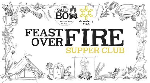 A fabulous outdoor dining experience!!  Four course seafood supper cooked on an open fire in Kent countryside on 6 June?  By  <a href="/thesaltboxuk/">The Salt Box</a> on the  <a href="/GooseberryField/">Gooseberry Glamping</a>  campsite.  Includes seasonal accompaniments sourced from the Kent countryside.  To book  buff.ly/2Khep6w