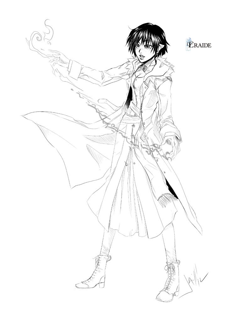 javierbolado's tweet photo. #ink of #Eraide character ✍️ #Ingrid some magic in her hands ✨✨✨ #eraide #artist #oldink #sunday #artistworking https://t.co/3CKyWSmFAX