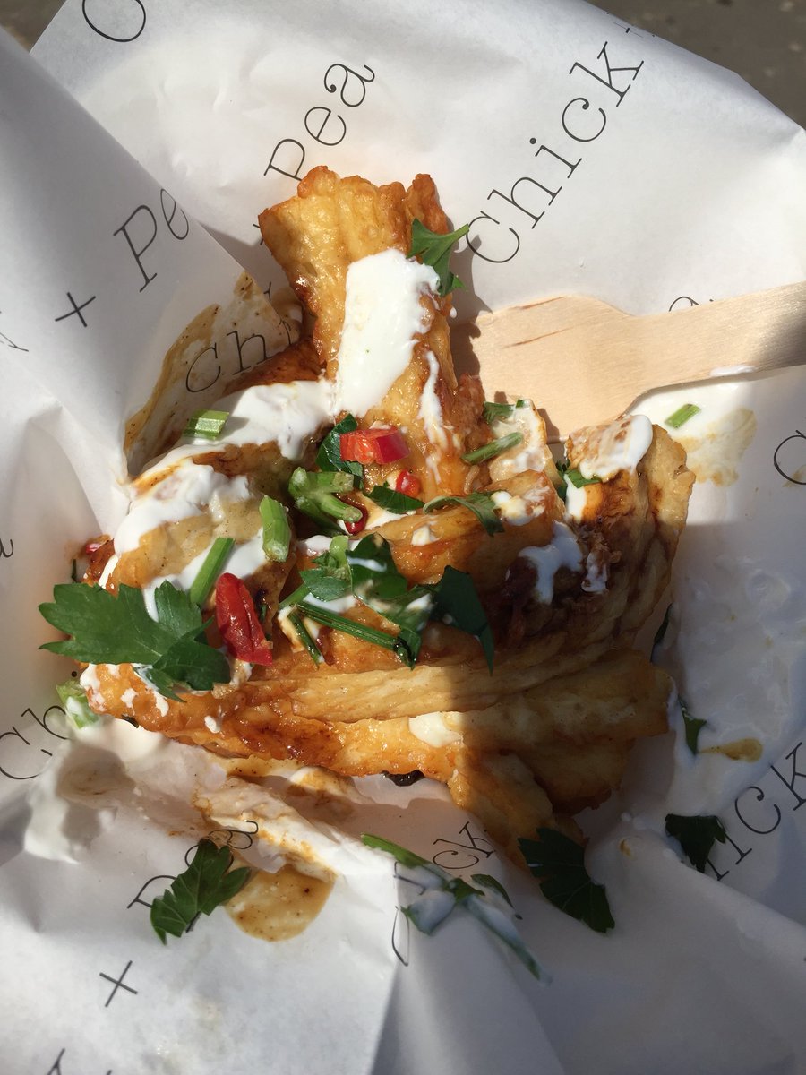 <a href="/chickandpeafood/">Chick+Pea</a> halloumi fries in the sun at <a href="/portedgarmarina/">Port Edgar Marina</a> #openday #glutenfree