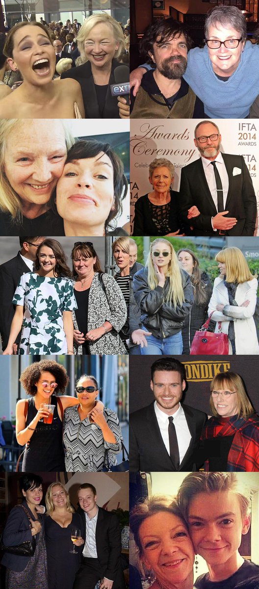 Gameofthronesjp ゲームオブスローンズ キャストとそのお母様たち Happy Mother S Day 母の日 Mothersday Gameofthrones Mothersmercy