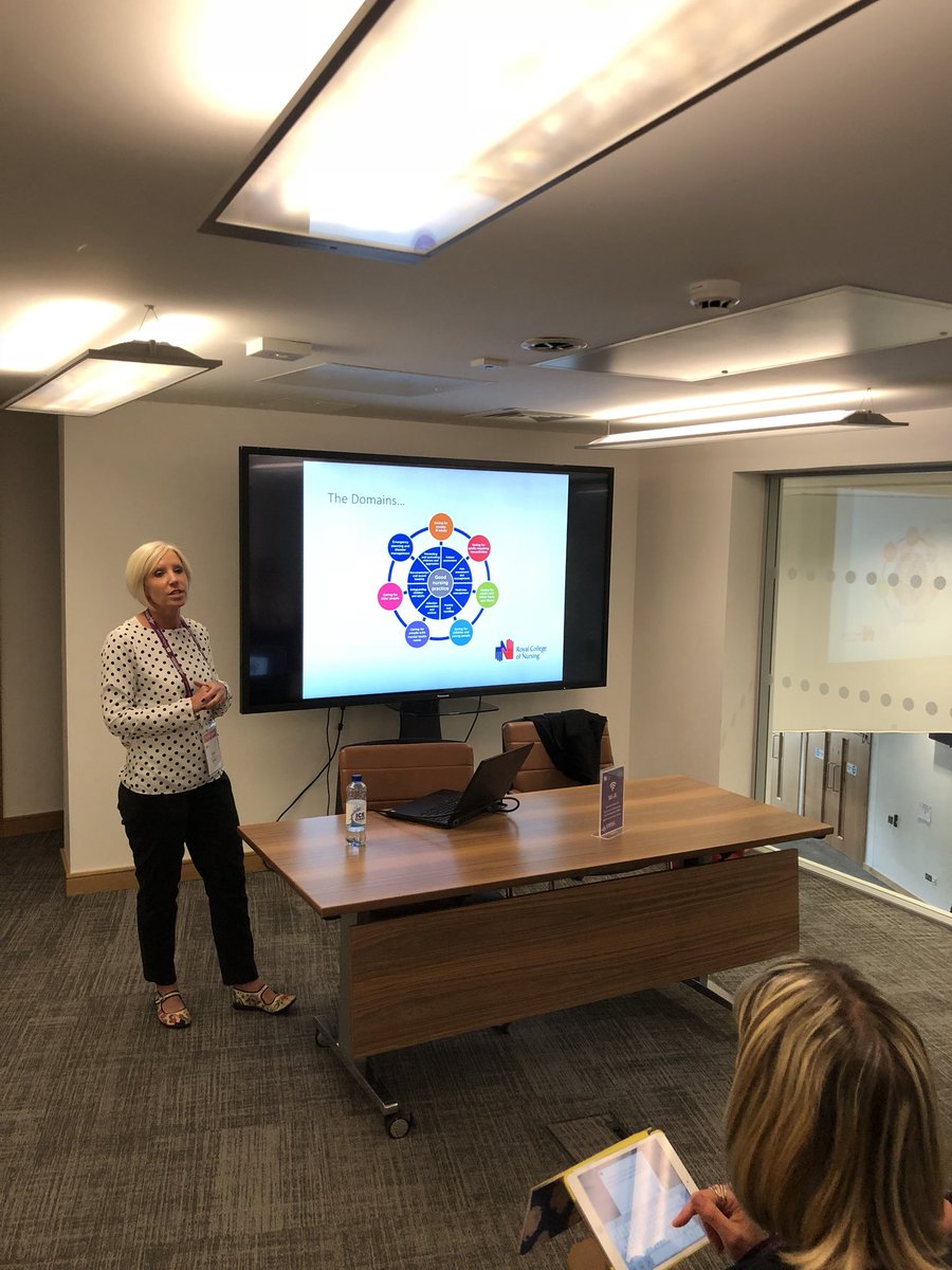 AdamEthanLloyd's tweet photo. @rosydevlin presenting the thoughtful work of the @ecacommittee at this years @theRCN Congress. Standardising competencies for Emergency Department Nurses across the UK is a great piece of work #RCN18  @janetyoud https://t.co/drgE53tkMc