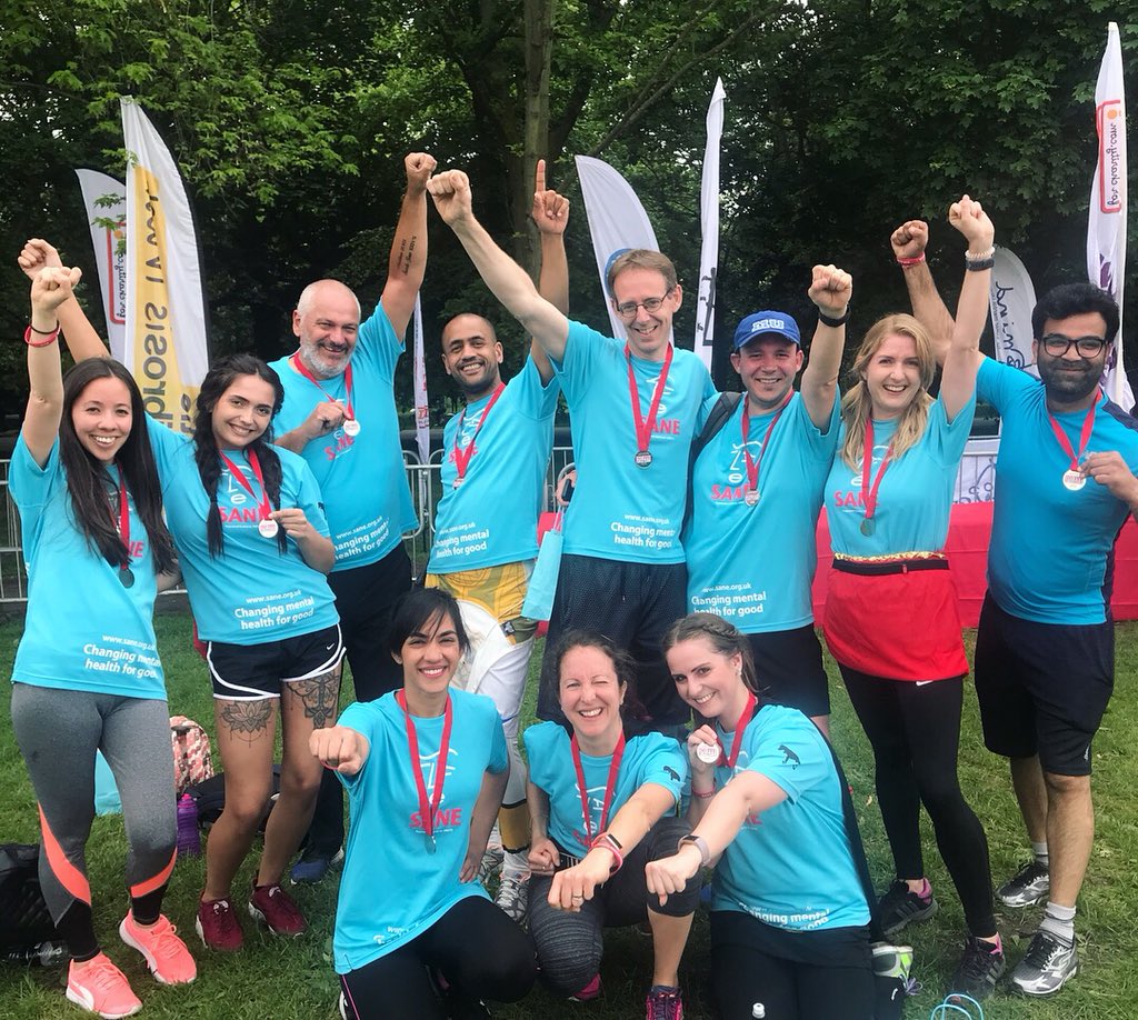 CharitySANE's tweet photo. Our runners were absolute #heroes today!! You have made SANE proud @doitforcharity #mentalhealth 🏃♀️🏃♂️#runherorun https://t.co/d7Mu35QWjc
