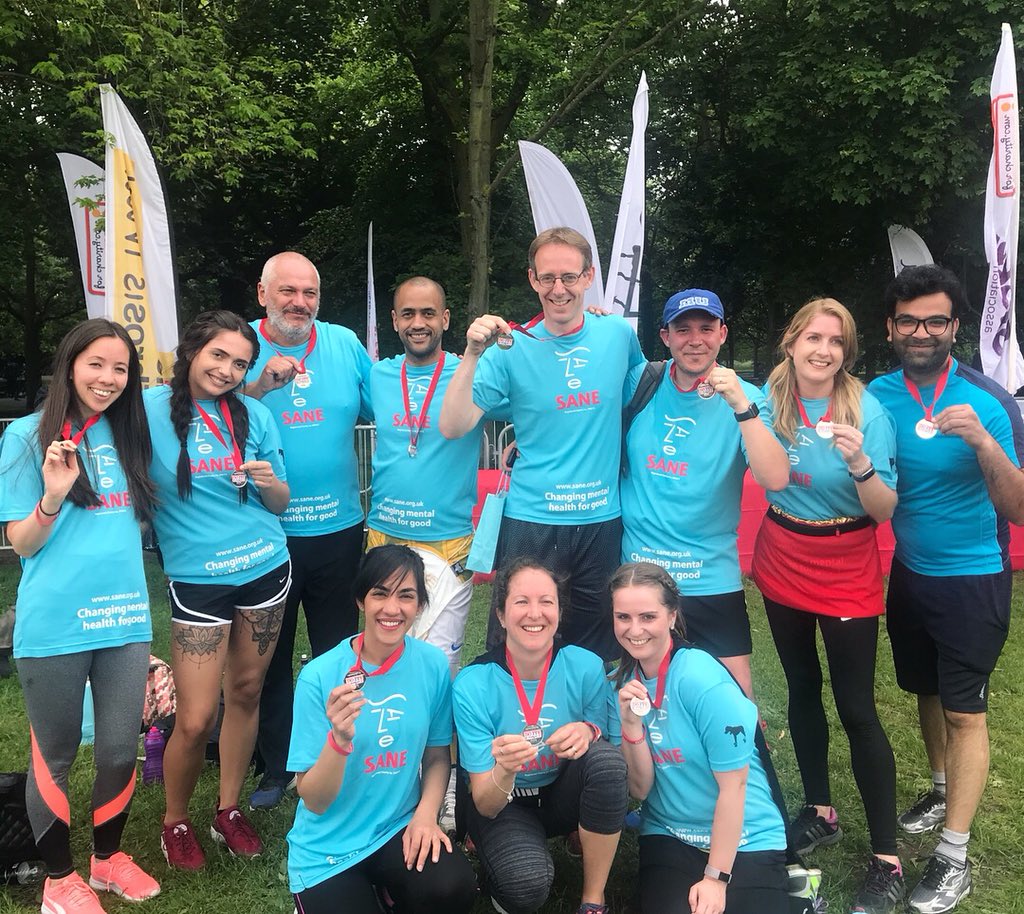 CharitySANE's tweet photo. Our runners were absolute #heroes today!! You have made SANE proud @doitforcharity #mentalhealth 🏃♀️🏃♂️#runherorun https://t.co/d7Mu35QWjc