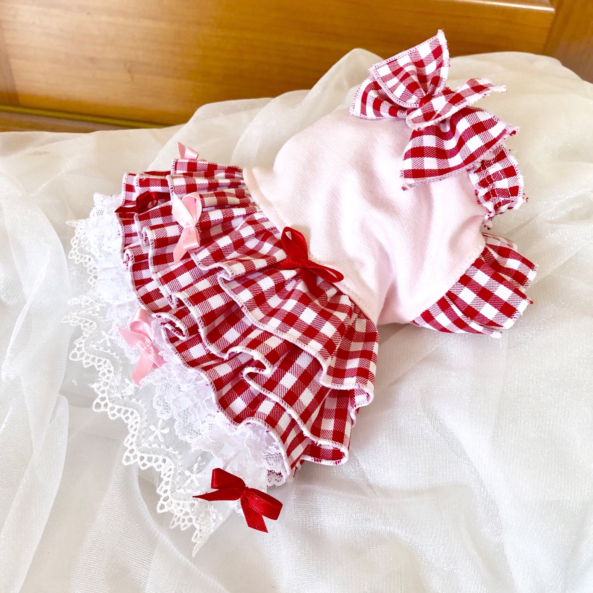 Moco ギンガムチェック ワンピース ギンガムチェックにレースをあしらったワンピース 犬服ハンドメイド 犬服 犬ワンピース 着まわしコーデ オーダー受付中 サイズオーダー T Co Rzyplsnwwh Twitter