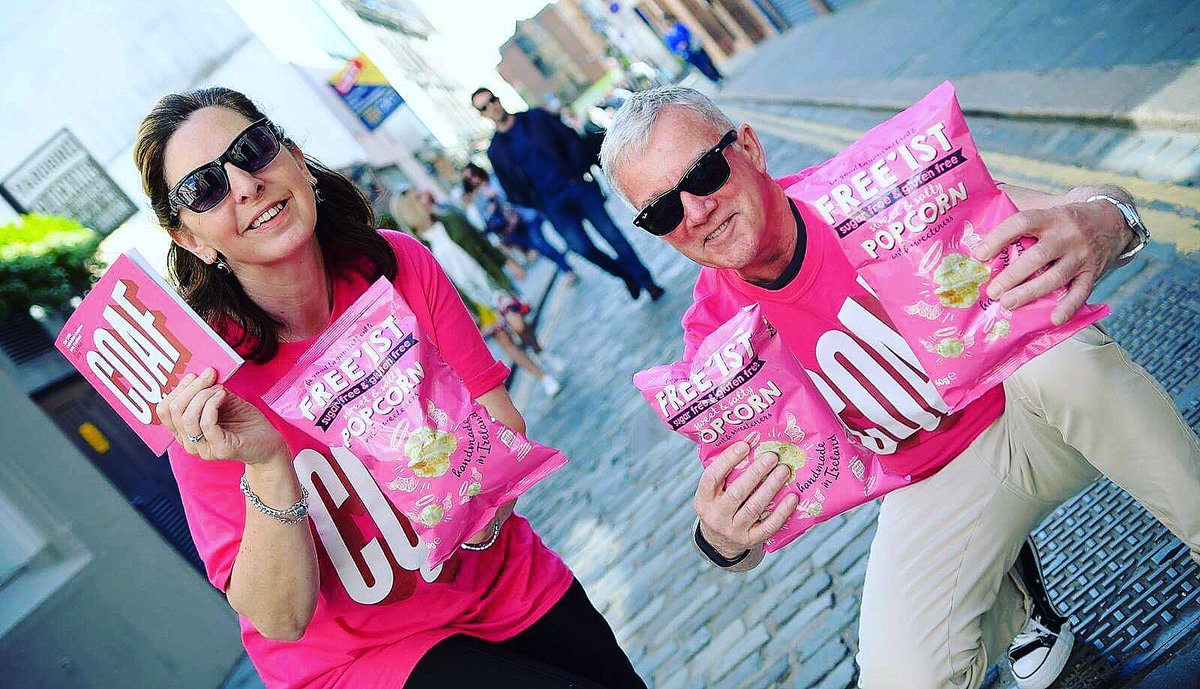Cqaf's tweet photo. Colour-coordinated popcorn! ๐ฟ #sweetandsalty #popcorn #cqaf18 #belfast #festival #freeist https://t.co/lPiInWrBBu