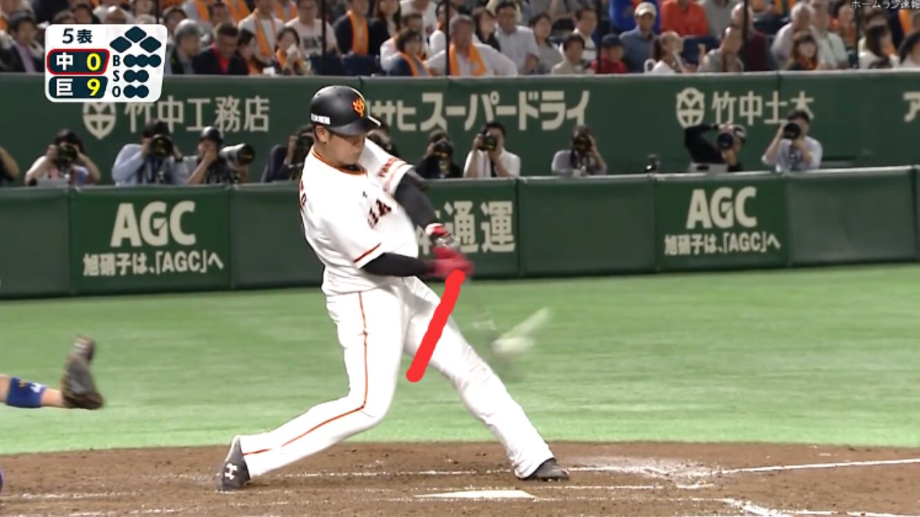 Uzivatel ベースボールバイブル Na Twitteru 右方向のミートポイントっていうと赤線のイメージの選手が多いと思いますが実際の ミートポイントはそうはなっていないんですね ただ イメージは赤線のイメージで打った方が良かったりするのでバッティングは難しいですね