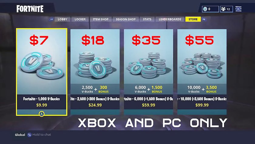 V Bucks Prices Xbox Uk