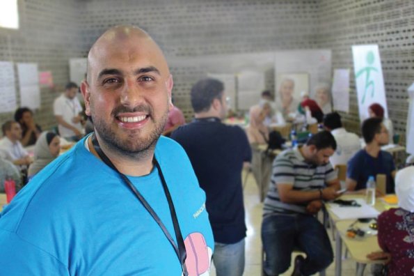 badirjo's tweet photo. “Technology allows us to learn from people around the world, and build on what they have already achieved. It’s time to cultivate a collaborative mindset, not a competitive one.” 
-Ghassan Halawa, Parachute16, Jordan
@GhassanHalawa

#YouthChangeJo https://t.co/Neo2h8nkiw
