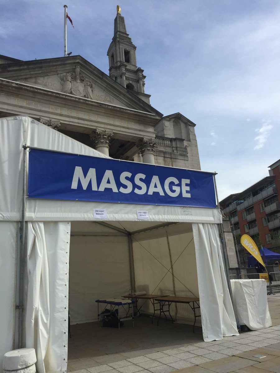SportsMassageLG's tweet photo. Good luck to all the runners today at the Leeds half Marathon. Pre massages done...make sure you come down for your post race massage #Leedshalf #premassage #postmassage #running #halfmarathon https://t.co/yJDfCo5yhL