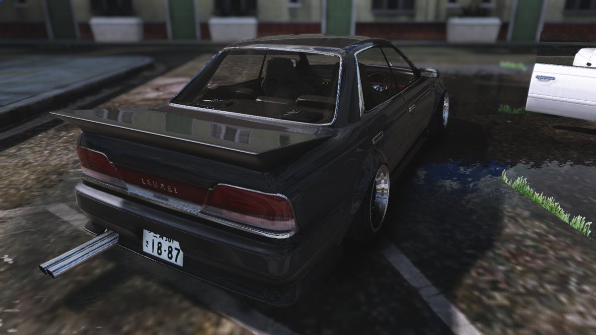Just_Rik0's tweet photo. #GTAV #GTAVMOD #GTAOnline #GTAPhotographers #GTAPC #GTAVMODDING #Rockstar #Nissan #Laurel #C33 #RB26 #SSR #MESH #Drifter #Oldschool #Japan #Stance #InfiniteSadness #GTRPOWER #Classic #Touge #Drift https://t.co/u95Op94hfN