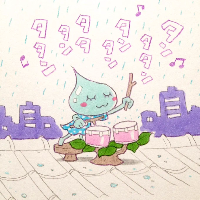 心地よい雨音の正体。 