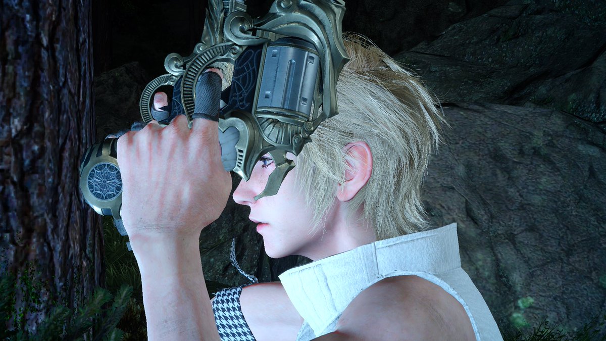 アラネアさんみたいな兜かぶったらめちゃめちゃカッコいいんだろうなと思う写真 #プロンプト #FFVX #FF15 #FFXVWindowsEdition
