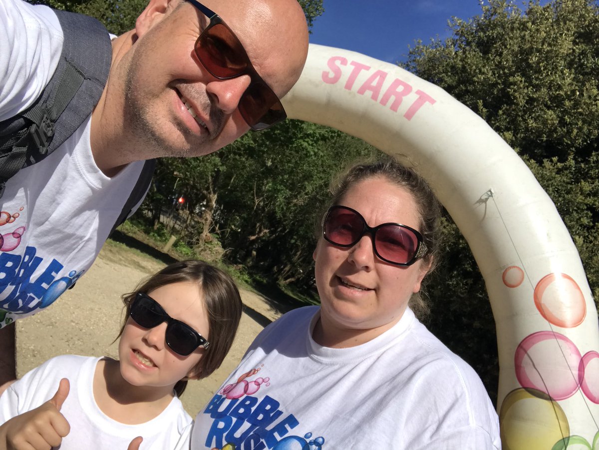 dorsetdom1905's tweet photo. Ready for the @weldmar Bubble Rush #weldmarbubble #bubblerush5k https://t.co/h7Cz24GtRz