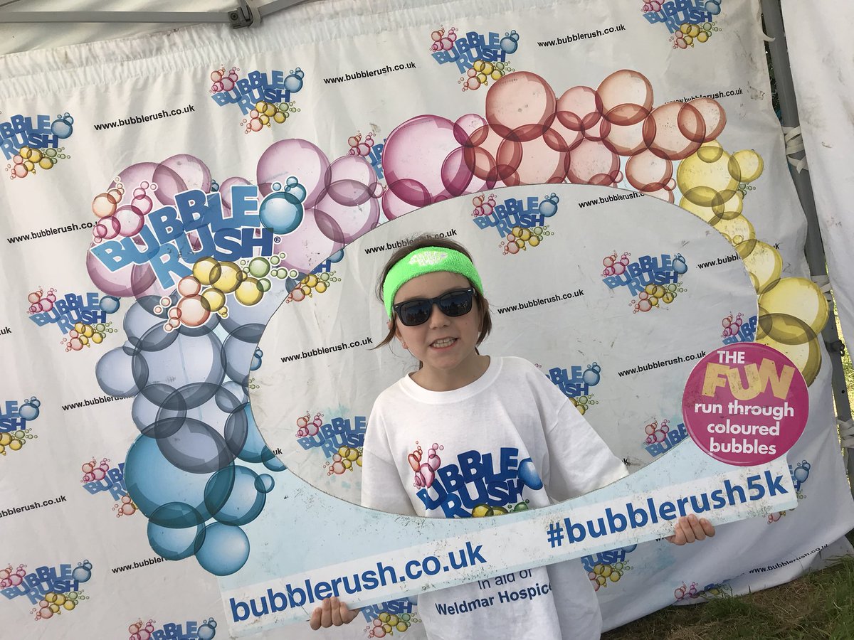 dorsetdom1905's tweet photo. Ready for the @weldmar Bubble Rush #weldmarbubble #bubblerush5k https://t.co/h7Cz24GtRz