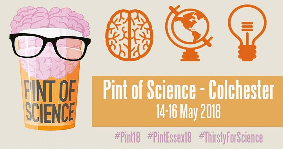 VisitColchester's tweet photo. Science โmattersโ and thatโs the โattractionโ so sit down, grab a pint and delve into the world of science. Hosted by @pintofscience @TWM_Colchester @vbarcolchester @queenstbrewhuis
#PintEssex18 #Pint18 #ThirstyForScience #Beer #Pint #Colchester
https://t.co/deLeBToxmE https://t.co/jQ00xj4loC