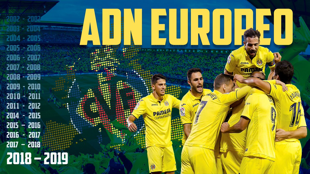 VillarrealCF's tweet photo. #ADNEuropeo | 19 temporadas en @LaLiga, 15 de ellas jugando competición europea, cinco participaciones en la @EuropaLeague consecutivas... ¡Trabajo e ilusión!💪👏⚽ #OrgullGroguet #Endavant https://t.co/iLsY18EkMv