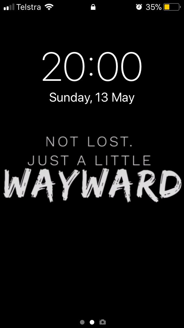 jazziscamp's tweet image. Thanks @MelancholyPhoto for my new lock screen. Because in spite of what happened, we will continue to be #waystrong #wayfierce and #waywardaf