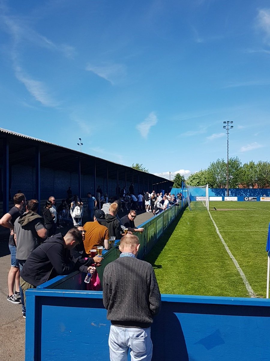 In other news! The crowds are building once again for The Luty Cup final. Kick off in 10! FC Beechwood vs South Seacroft!