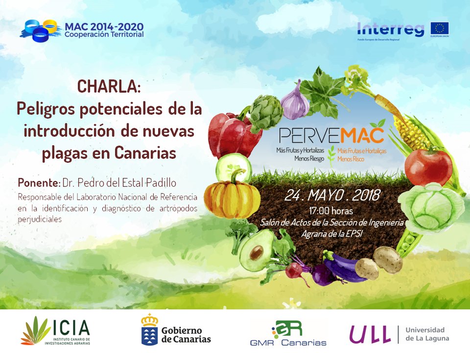 Charla informativa sobre los peligros potenciales de la introducción de nuevas plagas en Canarias, dirigida a dar a conocer los posibles insectos plaga que afectan a los cultivos. #prevención #luchaintegrada Organizada por <a href="/AGRI_Gobcan/">Agricultura Gobcan</a> <a href="/Icia_GobCan/">ICIA</a> #GMR y @CanalULL