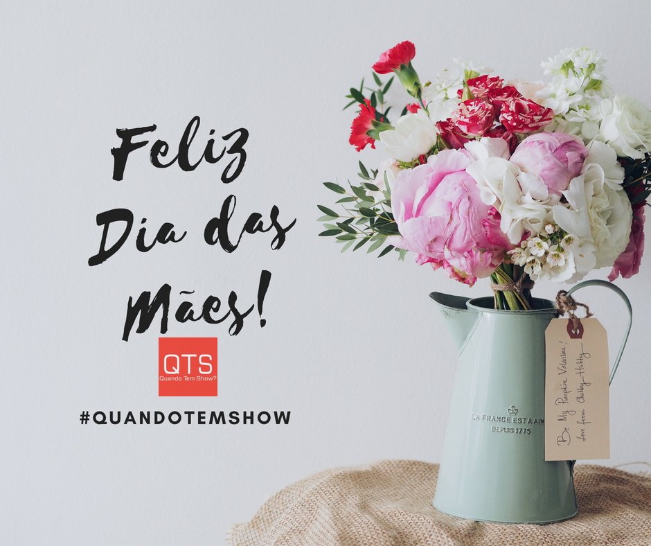 QuandoTemShow's tweet photo. Desejamos à todas as mamães 
Um feliz dia das mães !!
Um dia é muito pouco para demonstrar toda gratidão que temos por vocês, ser mãe é um presente de Deus.
#diaDasMaes #mothersDay #Quandotemshow https://t.co/m8cqWXV2lH