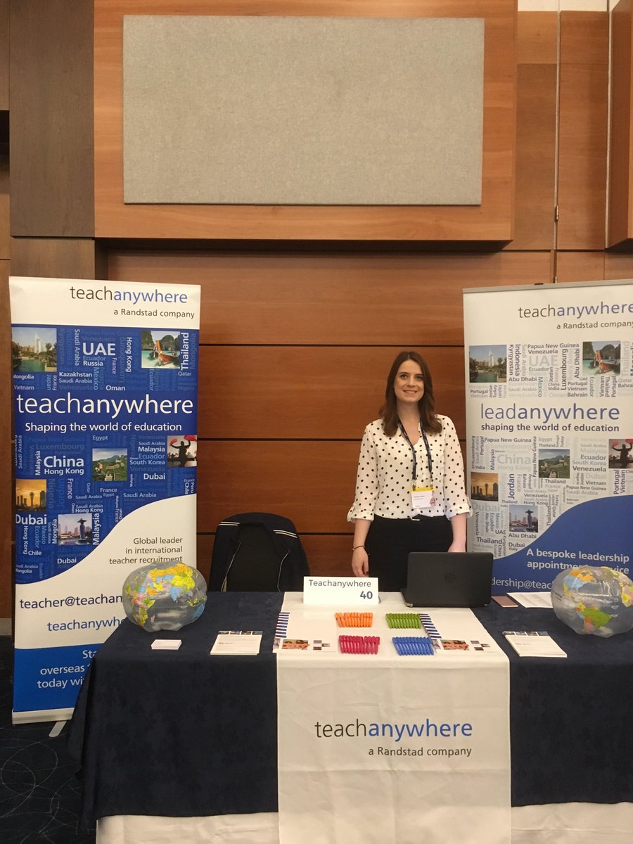 teachanywhere's tweet photo. Enjoying meeting up with our client schools at #COBIS18 - feel free to pop by and say hi at Stand 40 and chat all things recruitment. #internationalteaching #edchat https://t.co/xAMU0rm8P3