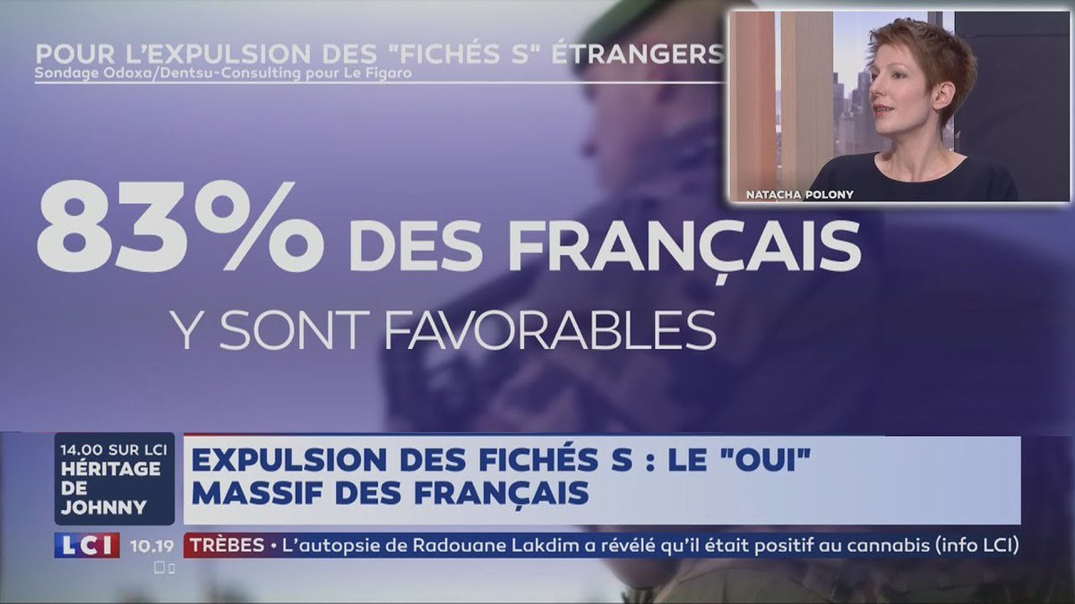 KaplanBen_Fr's tweet photo. #Attentat #AttaqueParis 83% des français sont favorables à l'expulsion des #fichéS et fichés #FSPRT étrangers... rien n'est fait en ce sens. #RisqueMaximum https://t.co/HpTDY6EFQ4
