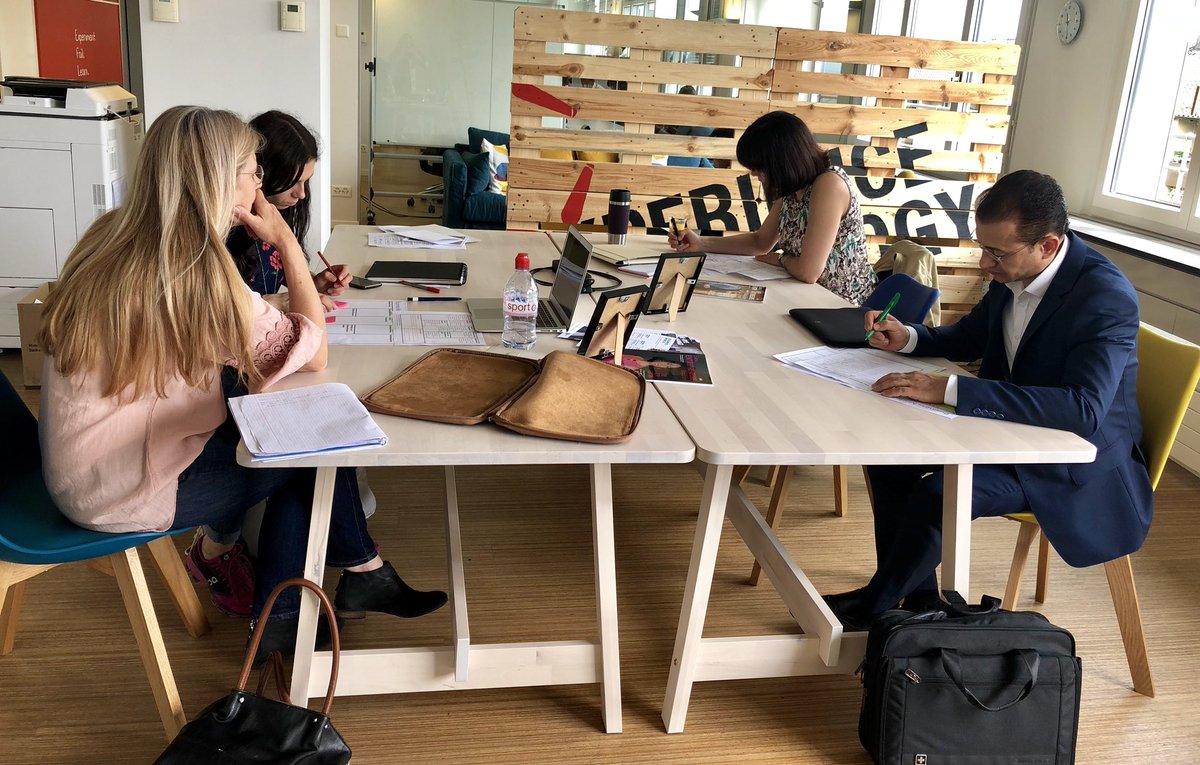 CapacityZurich's tweet photo. Capacityโs entrepreneurs at the hands-on training on business development led by our clever and strategic trainer Nicole Werner! Thank you @OfficeLabSpace for contributing to the success of our workshop! #Capacity2018 #CApacityZHEmpowers #OfficeLabWollishofen https://t.co/Lcl7NHKRaF
