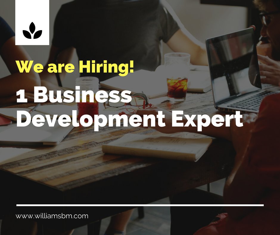 Williamsbrdmg's tweet photo. WBM is hiring a Part-Time #BusinessDevelopment Expert for identifying the new opportunities in India, Soviet Union &amp; Eastern European Clients. https://t.co/xjj0xA7T8u