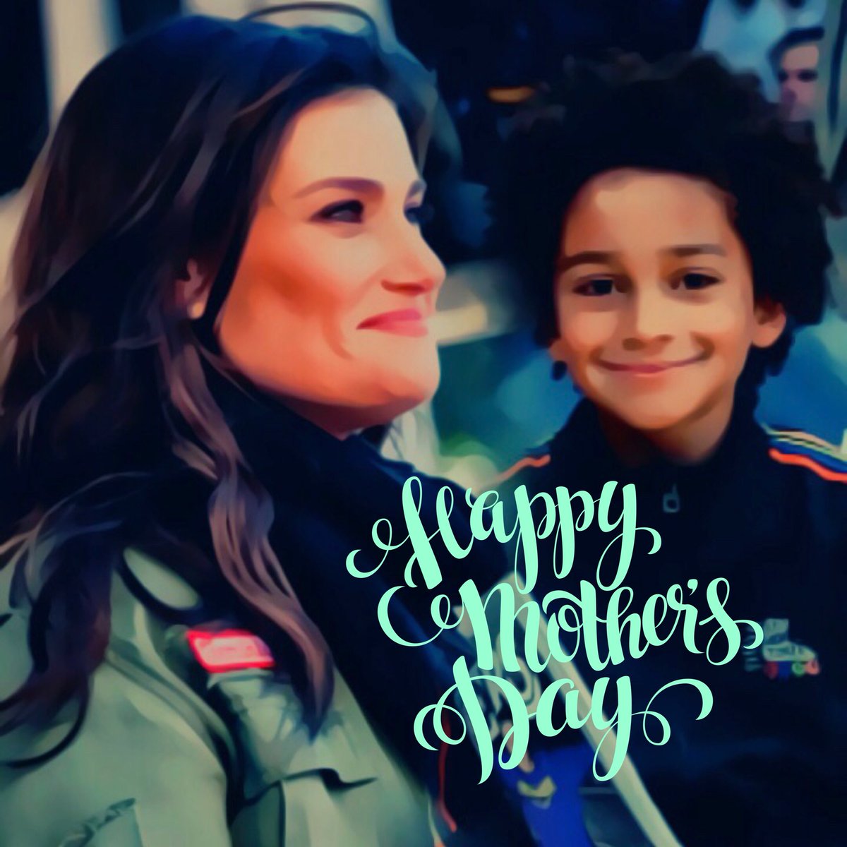 jen_k_l's tweet photo. Happy Mother’s Day @idinamenzel https://t.co/pcEubjnpuJ