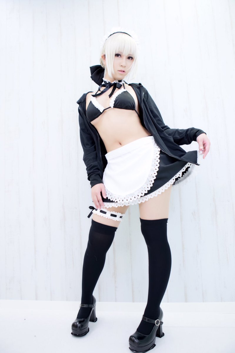 asagi_kanato's tweet photo. メイドオルタさん！
スカートもうちょい短くすべきか…うーん… https://t.co/F54kNFtTEn