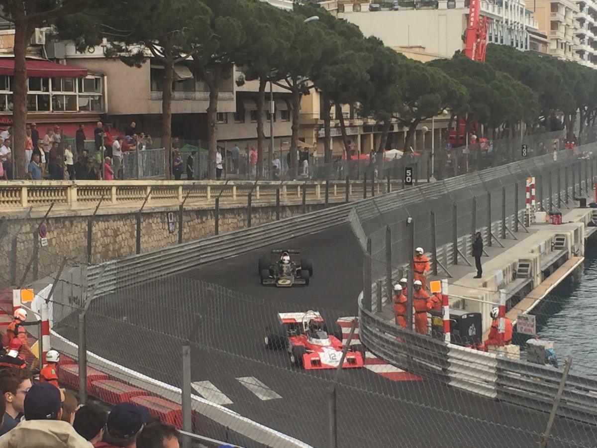 RobCock1978's tweet photo. Our final day of the #Crumball rally and we are at Monaco for the historic Grand Prix. Some rather pricey looking yachts in the marina and all probably too large to cut up and bolt to a VW Polo! https://t.co/csOEHMy4oC
