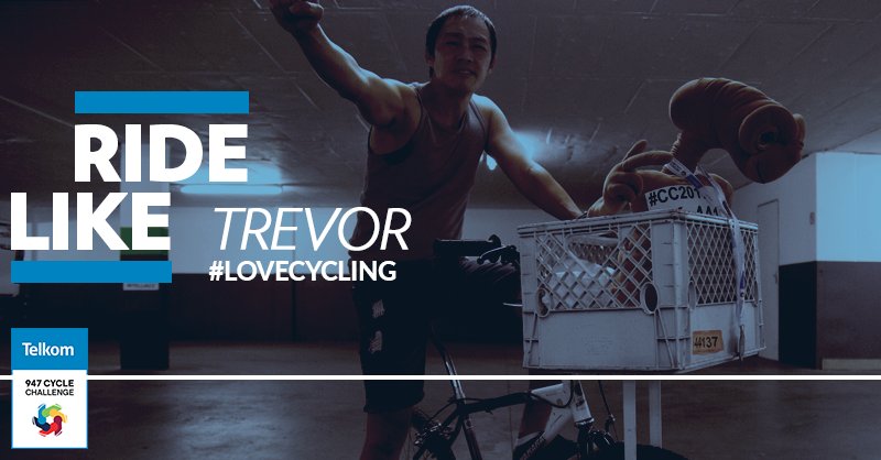 RideJoburg's tweet photo. Trevor conquered #CC2017 with his 80's BMX in memory of his late mom who bought him the bike when he was just 12 years old.
Ride like Trevor. #RideForAPurpose at this year's Telkom 947 Cycle Challenge #LoveCycling
Enter NOW at https://t.co/f4dl4rRVHZ https://t.co/EjVmR46Glp