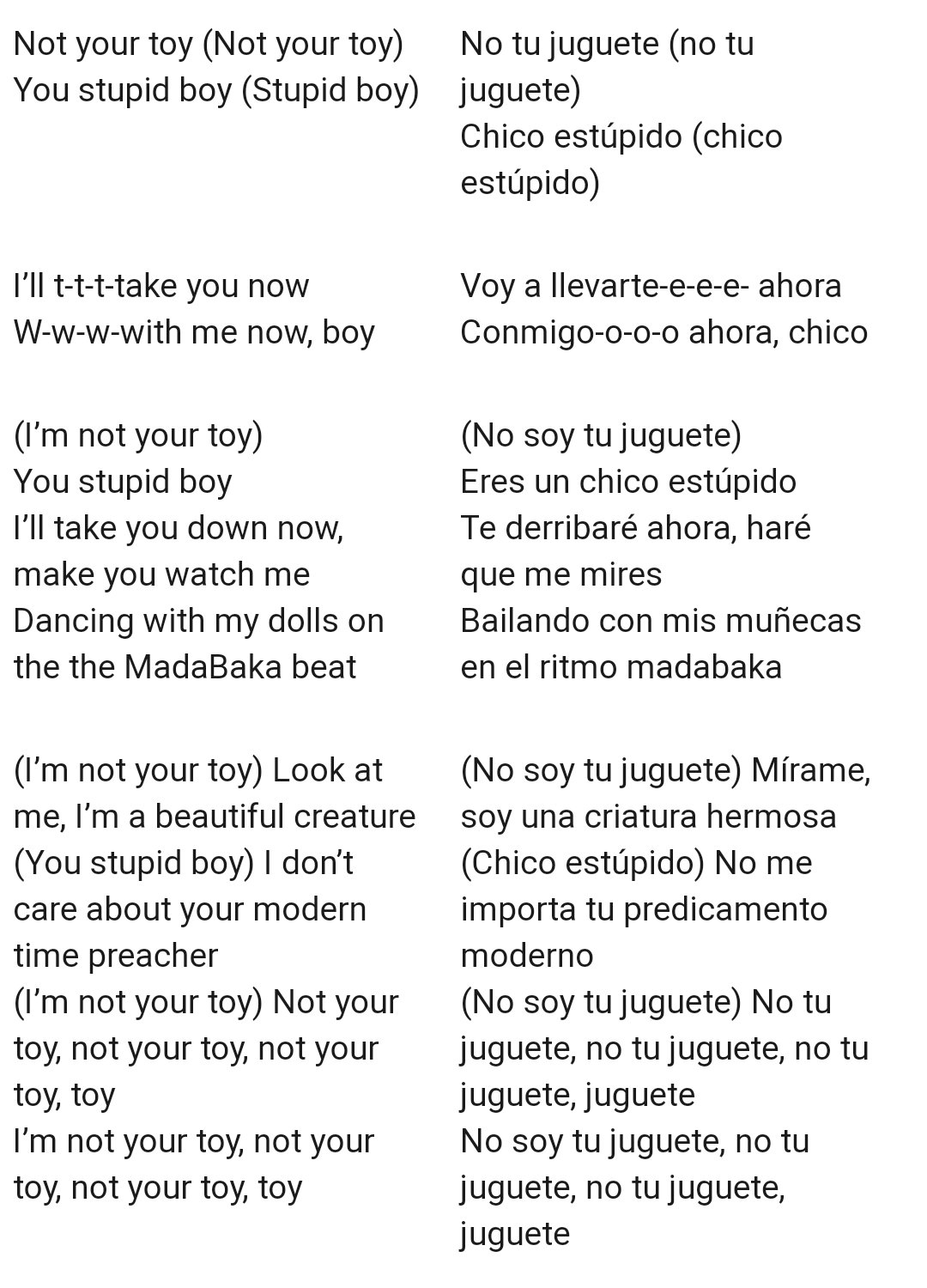 Letra De La Cancion Guilty En Español