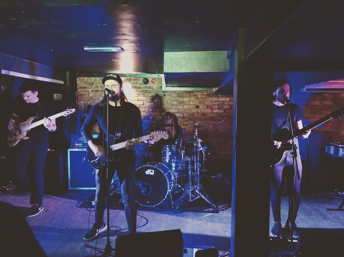 Thank you so much for coming down last night to @BassmentBar for our debut show 🖤 We’re so grateful to everyone that came down to support us. Another huge thanks as well to the incredible <a href="/Rosey_Roisin/">Roisin O'Hagan</a> and <a href="/saving_scarlett/">Saving Scarlett</a> for supporting us.