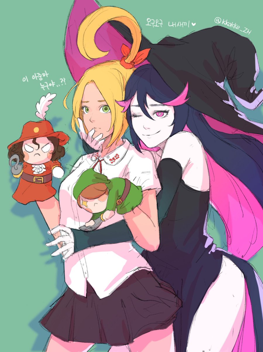 좀비고 일러모음 on X: 발렌타인, 선우나나 -윤꽃게님 t.cof3Q7v64euO  X